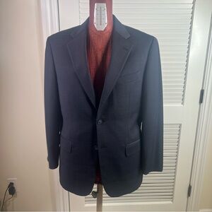 Joseph Abboud Men's Dark Navy Two-Button - Single breasted Suit